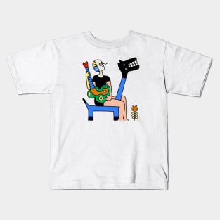 animal, guitar, Kids T-Shirt